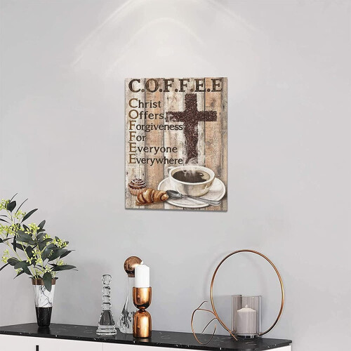 Tableau mural chrétien sur toile 12x16 pouces 2