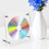 Présentoir de bureau transparent pour CD en acrylique 5