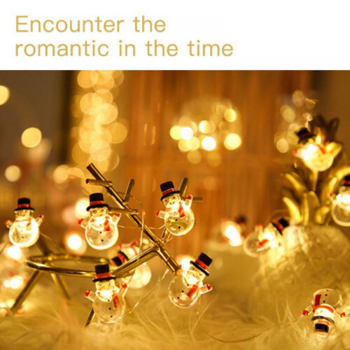 Christmas String Lights 50 LED Battery Operated with Timer 2