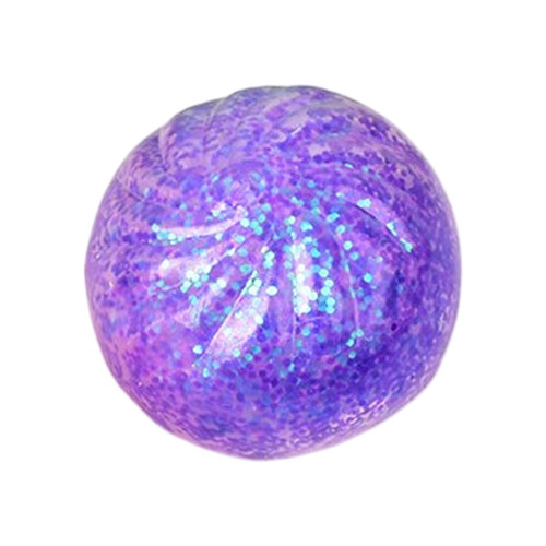 Fun Glitter Powder Dumpling Stress Reliever for-Purple