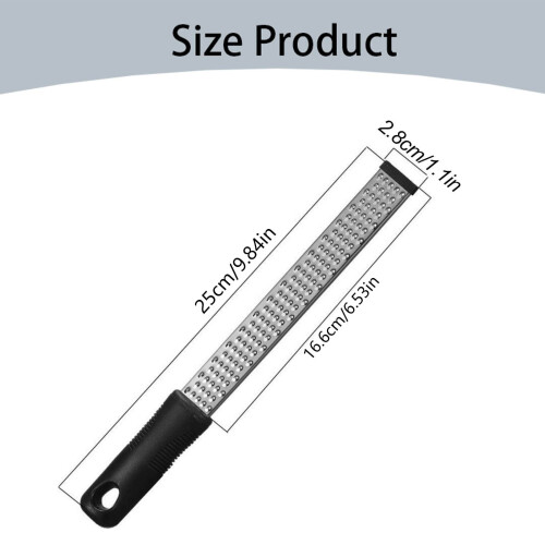 Râpe à zester en acier inoxydable, 30 cm 2