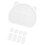 Ergonomic Cats Litter Trapping Mat With Large Platform To-White 1