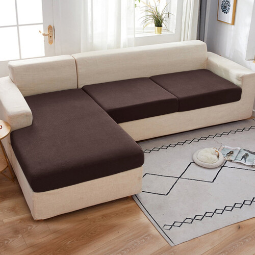 Sofakissenbezug aus Stretch-Polyester – Kaffee 2
