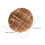 Coperchio rotondo in legno massello da 20 cm 2