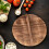 Wooden Wok Lid Solid Wood 6.5 Inches 4