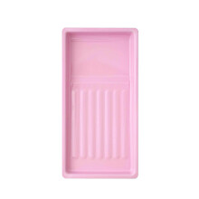 Salonkwaliteit roestvrij staal Nail Art Tool Organizer Tray-Roze