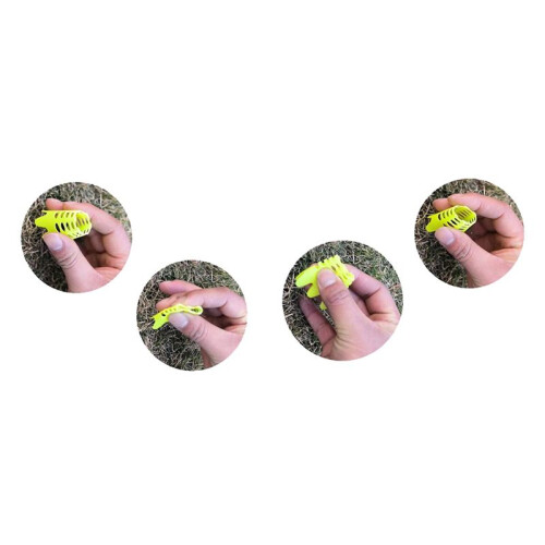20Pcs  Mat Tees, Simulator Tees,Practice  Tees for Driving Range,Home  Tees for  Training,Yellow L 2