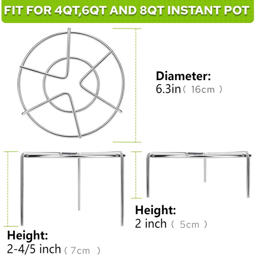 2-pak damprist i rustfrit stål – 5 cm og 7,5 cm 2