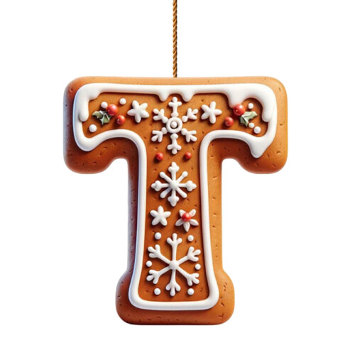 Black Christmas Tree Ornament Personalized Name 3.15 Inch 1