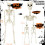 Set de 3 piese decor de Halloween cu schelete articulate 2