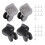 Double Wheel Replacement For Luggage Lightweight  Y39-Black 7