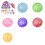 Fun Glitter Powder Dumpling Stress Reliever Squeezable Toy-Red 2