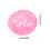 Fun Glitter Powder Dumpling Stress Reliever Squeezable Toy-Red 4