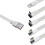 Câble de chargement en caoutchouc plat USB vers USB 5-3m LE 2
