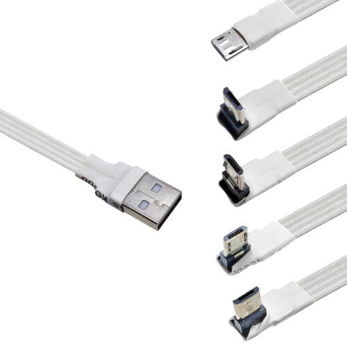 Câble de chargement en caoutchouc plat USB vers USB 5-3m LE 1