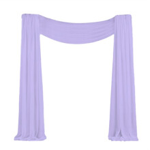 Wedding Arch Draping Fabric 29.5 Inch X 26.25Ft Sheer Curtain Drapes for Wedding Ceremony -Site Arrangement