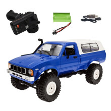WPL C24-1 RC Car 1:16 2.4G 4WD Remote Control Pick- Truck Controllable LED Light Electric Toy Off-Road Car
