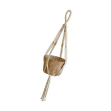Multipurpose Woven Tassels Hanging Net Nordic Cotton Rope-0003