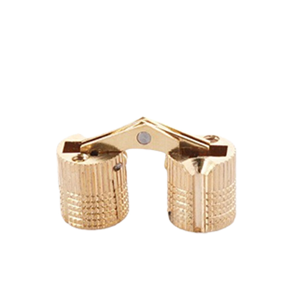 2Pcs Metal Furniture Hinge Cylindrical Concealed Door-10Mm 7627001445826