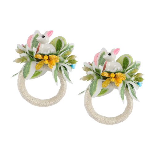 Pack Of 2 Resin Napkin Holders With Easters Theme Unique-2