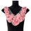 Handcraft Pleated Polyester Patches for Craft-Pink 1