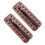 Shoe Lace Zippered Inserts Waterproof PU Leather Zippered-brown 1