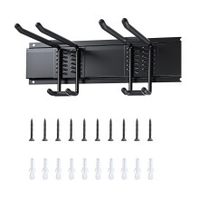 Gravities Locking Ski Snowboard Wall Mount Secure Storage Rack