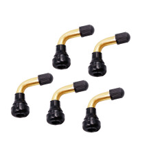 Heavy Duty Motorcycle Tire Valves Copper Core Bent-VR60X 5 pack