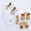 2Pcs Cylindrical Concealed Invisible Door Hinges Metal-8mm 6