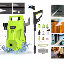 DayPlus 5000W High Pressure Washer Portable Jet Wash Car Patio Garden Driveway Cleaner Machine Wash Patio Floor, 350Bar/5000PSI