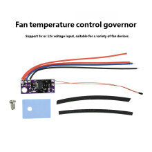 Temperature Controlled Fan Regulator Compatible 2 and 3-12V