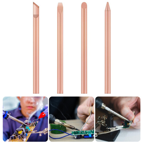 4Pcs Welder Repair Replacement Tips Solder Iron Tips for-40W 2