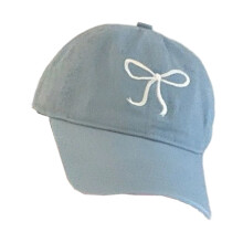 Niedliche Baseballmütze mit Schleifenakzent für-Blau