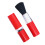 2 Pieces Retractable Computer Cleaning Brushes for-Red 1