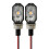 Pair Heat Resistant Motorcycle Turn Indicators Small Oval Design 1