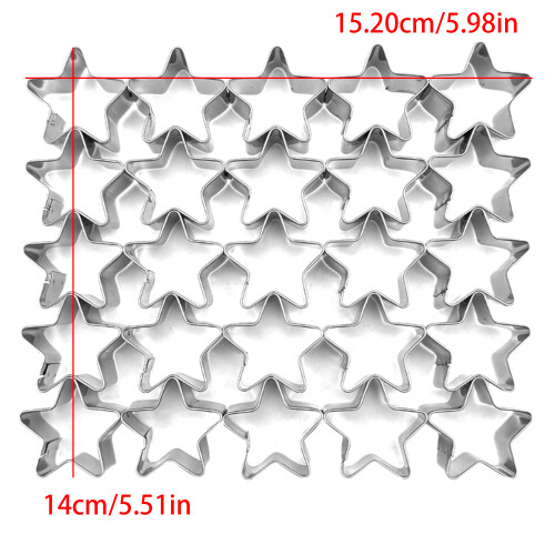Edelstahl-Plätzchenformen, Blumen-Herzform,-Fisch 1