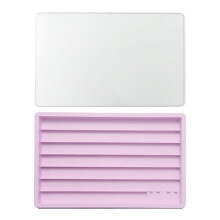 3 Layer Multipurpose Clear Keycap Storage Box Tray-Purple