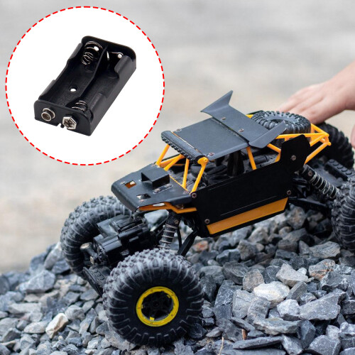 Shockproof 2/3/4/6/8 Slot LR06 Battery Holder-2 sections 1