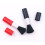 2PCS Lippenstift Stil Einziehbare Reinigung Pinsel-Schwarz 5