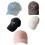 Stylish Cotton Hat Adjustable Closure Bowknot Accent-Pink 4