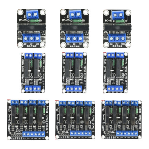 1/2/4 Kanaals Solid States Relais Module 5V 12V 24V-2-weg 12V 1