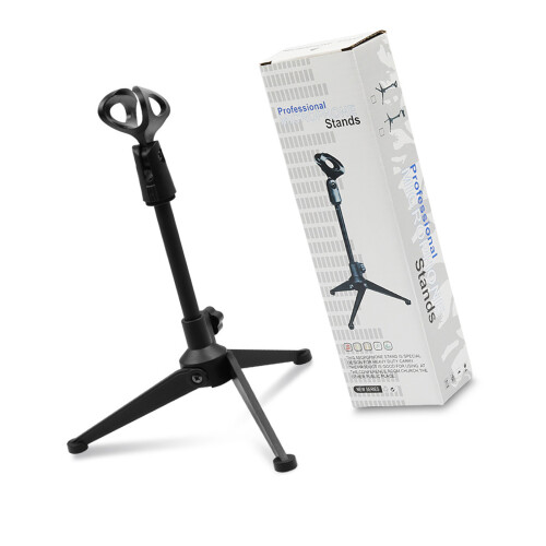 Portable Mic Stand With Flexible Arm Secure Clamp Fit for-A