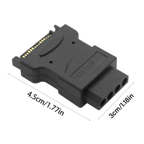Universele SATA's naar grote 4-pins IDE-voedingsconnectoren-Wit 1