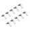 10pcs Tie End Ball Joints Positioning Ball Head-White 2mm 1