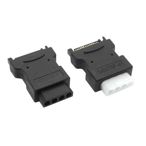 Universele SATA's naar grote 4-pins IDE-voedingsconnectoren-Wit 2
