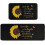Sunflower Bible Verse Kitchen Rug Set Black 2 pcs 1