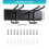 Gravities Locking Ski Snowboard Wall Mount Secure Storage Rack 4