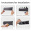 Gravities Locking Ski Snowboard Wall Mount Secure Storage Rack 6