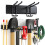Gravities Locking Ski Snowboard Wall Mount Secure Storage Rack 7