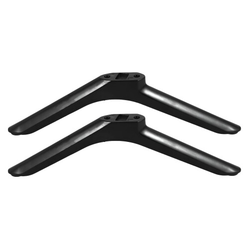 Universal TV-bordben med skruer – sort, 19x5cm